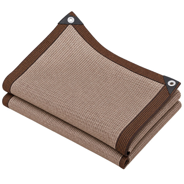 Tela sombrite 75 g/m² para pergolado e horta 1 x 2 m, vista frontal em fundo branco