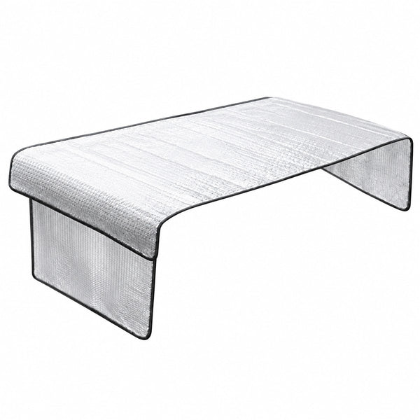 Capa para Ar Condicionado Externo Impermeável 46 x 95 cm, vista frontal em fundo branco