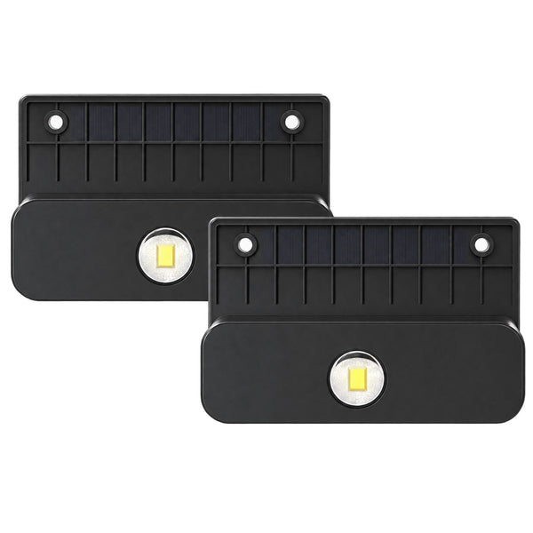 Luz Solar para Varanda e Alpendre, Compacta e à Prova de Água IP65, vista frontal em fundo branco