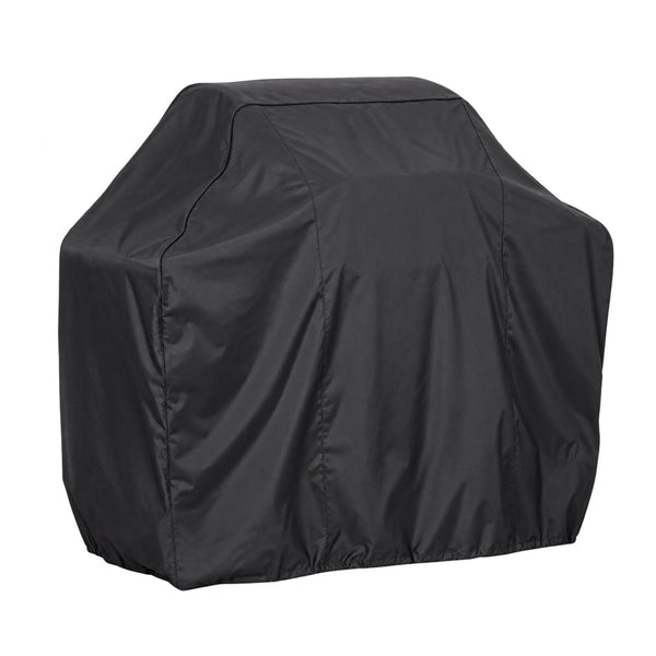 Capa para churrasqueira impermeável com proteção UV 56 x 71 cm, vista frontal em fundo branco