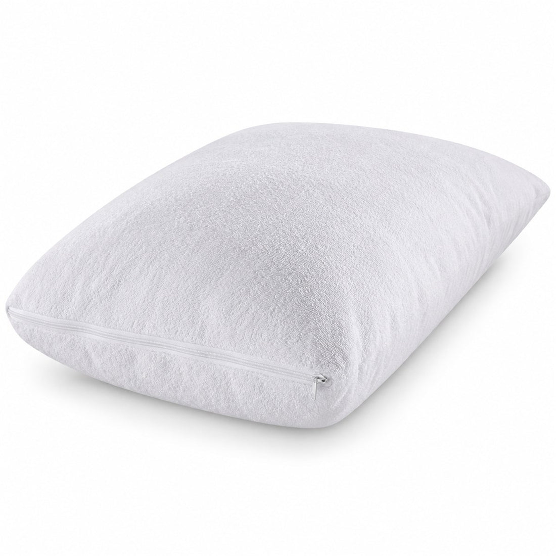 Capa Impermeável para Travesseiro 50 x 70 cm com Zíper, vista frontal em fundo branco