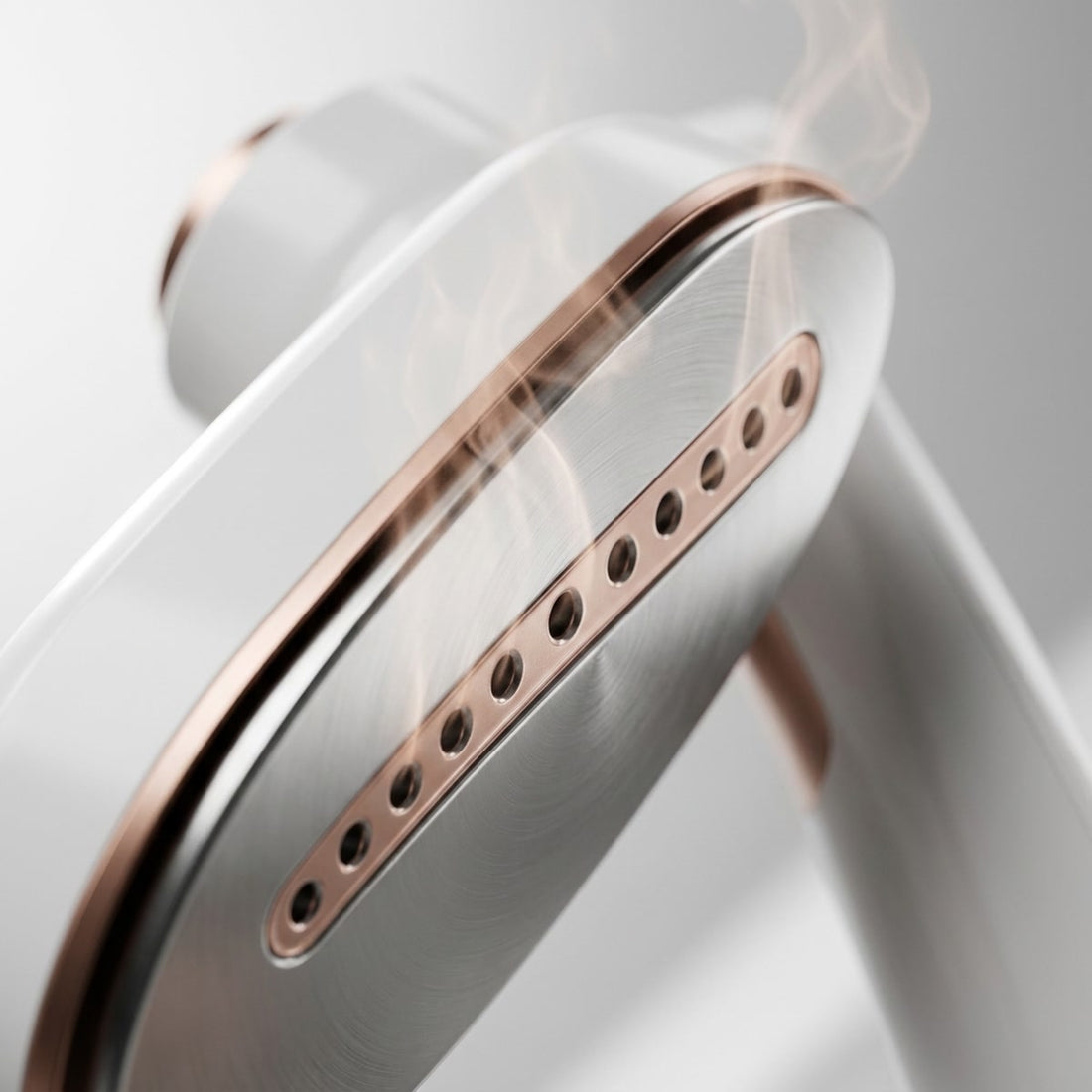 Vaporizador de roupas portátil vertical de mão com 60 minutos de vapor, detalhe do acabamento