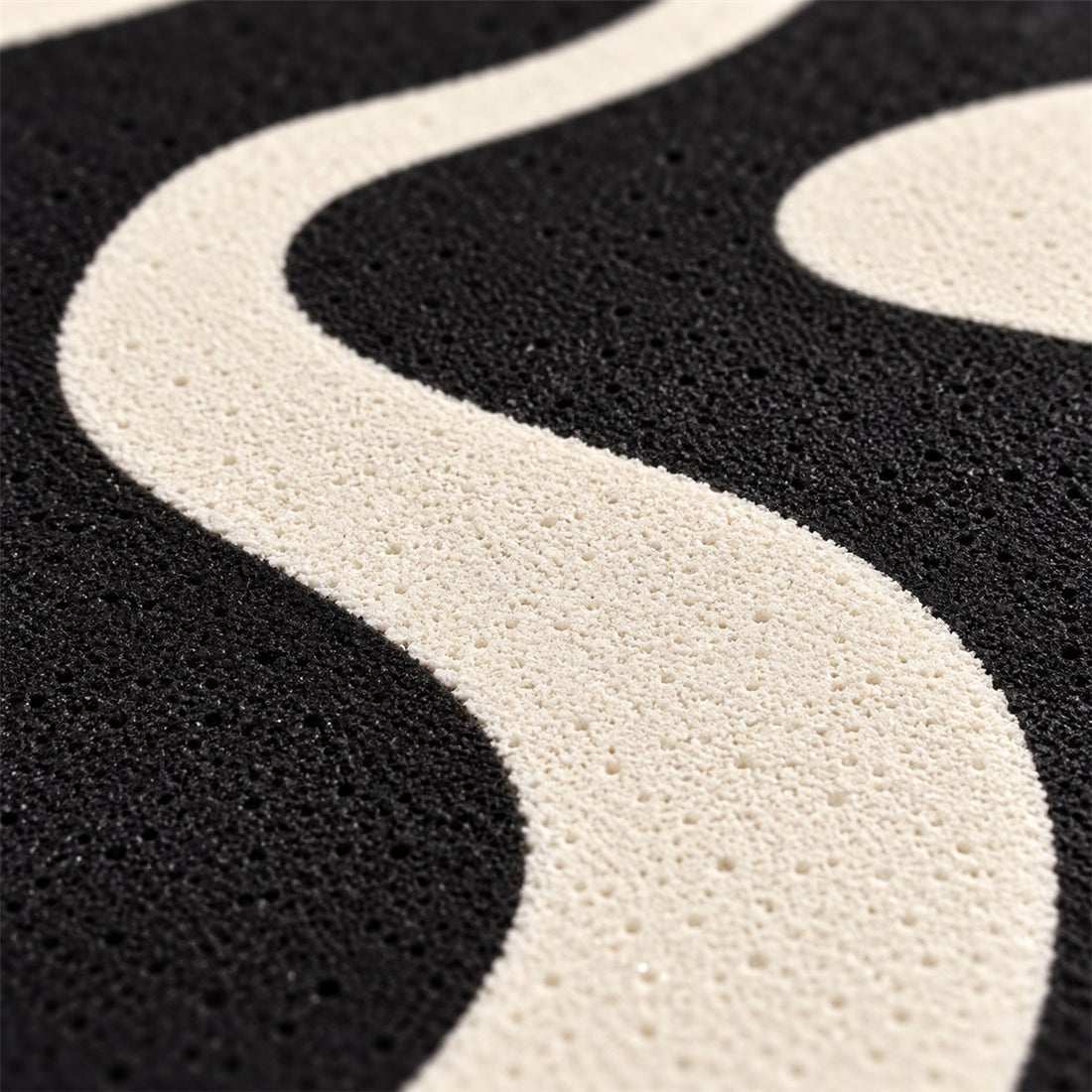 Tapete de diatomita 40x60 cm antiderrapante e de secagem rápida para banheiro, detalhe do acabamento