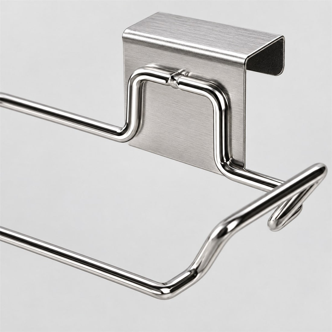 Lixeira para Porta de Armário em Aço Inox para Cozinha, detalhe do acabamento