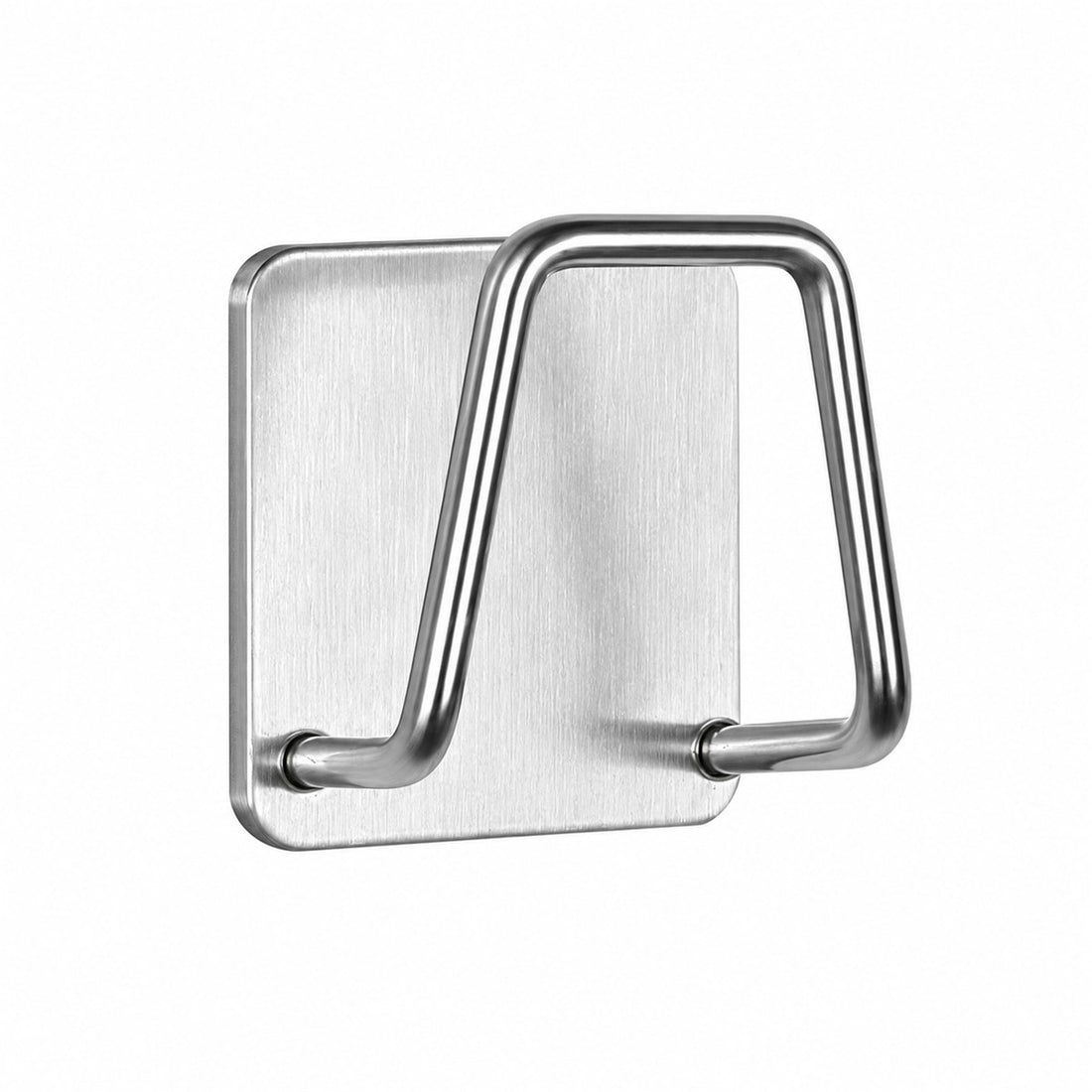 Porta Esponja de Inox Adesivo para Parede Interna da Pia em uso, mostrando o tamanho real