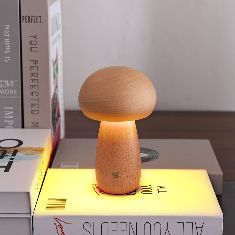 Luminária LED de mesa formato cogumelo, foto 5 da galeria
